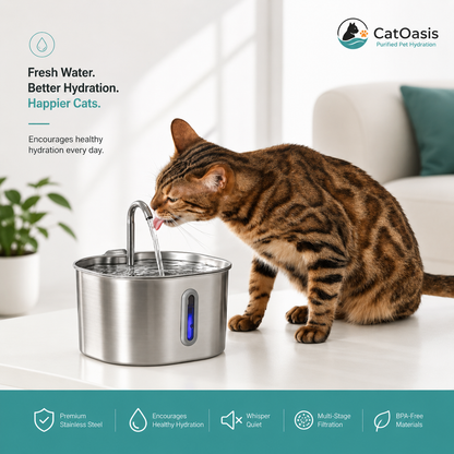 AquaFlow Pro™ Cat Fountain