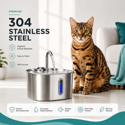 AquaFlow Pro™ Cat Fountain